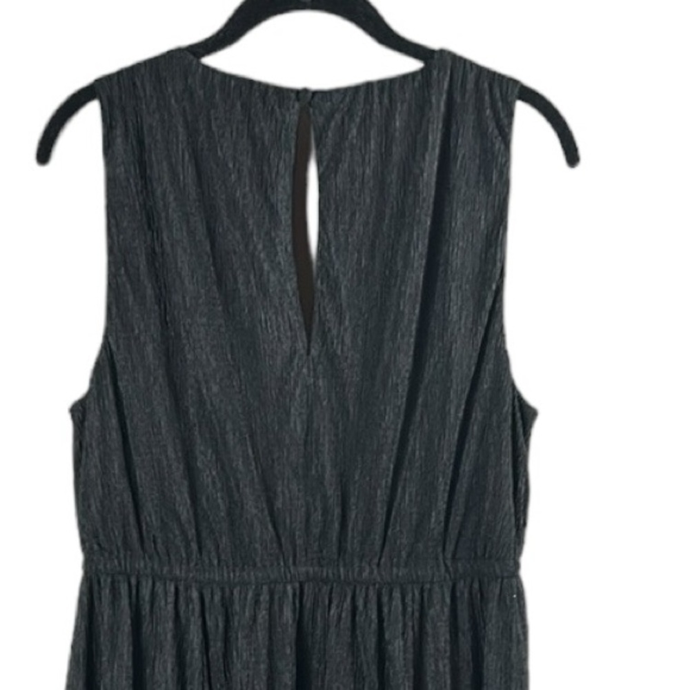 Torrid Black Crinkle Knit Surplice Skater Dress Size 1X - Picture 9 of 12
